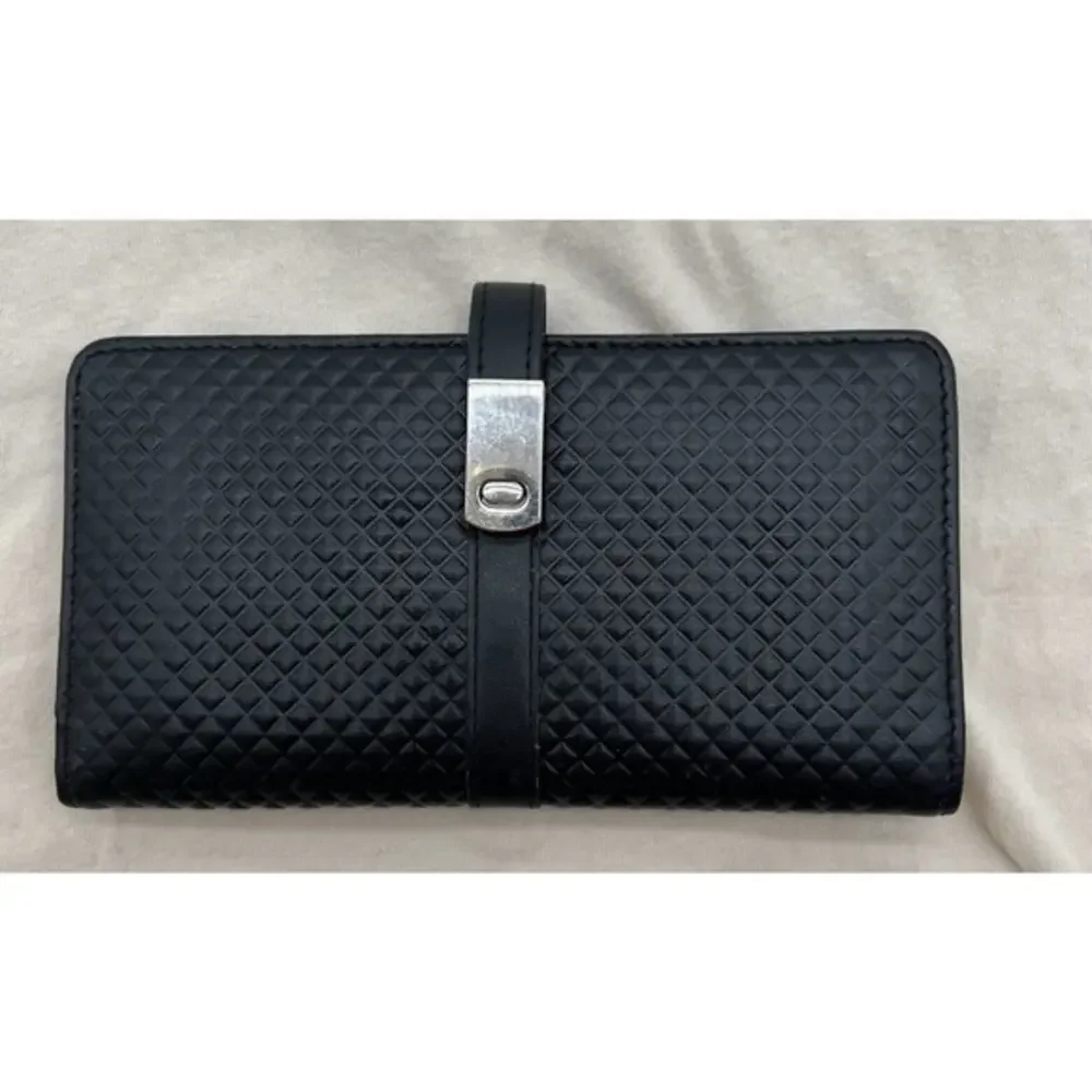 Bifold Slim Clutch Wallet Coin Checkbook Cash Slots Magnetic Closed Faux Leather